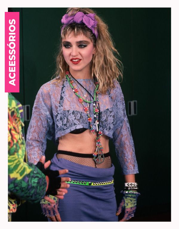 moda anos 80 feminina