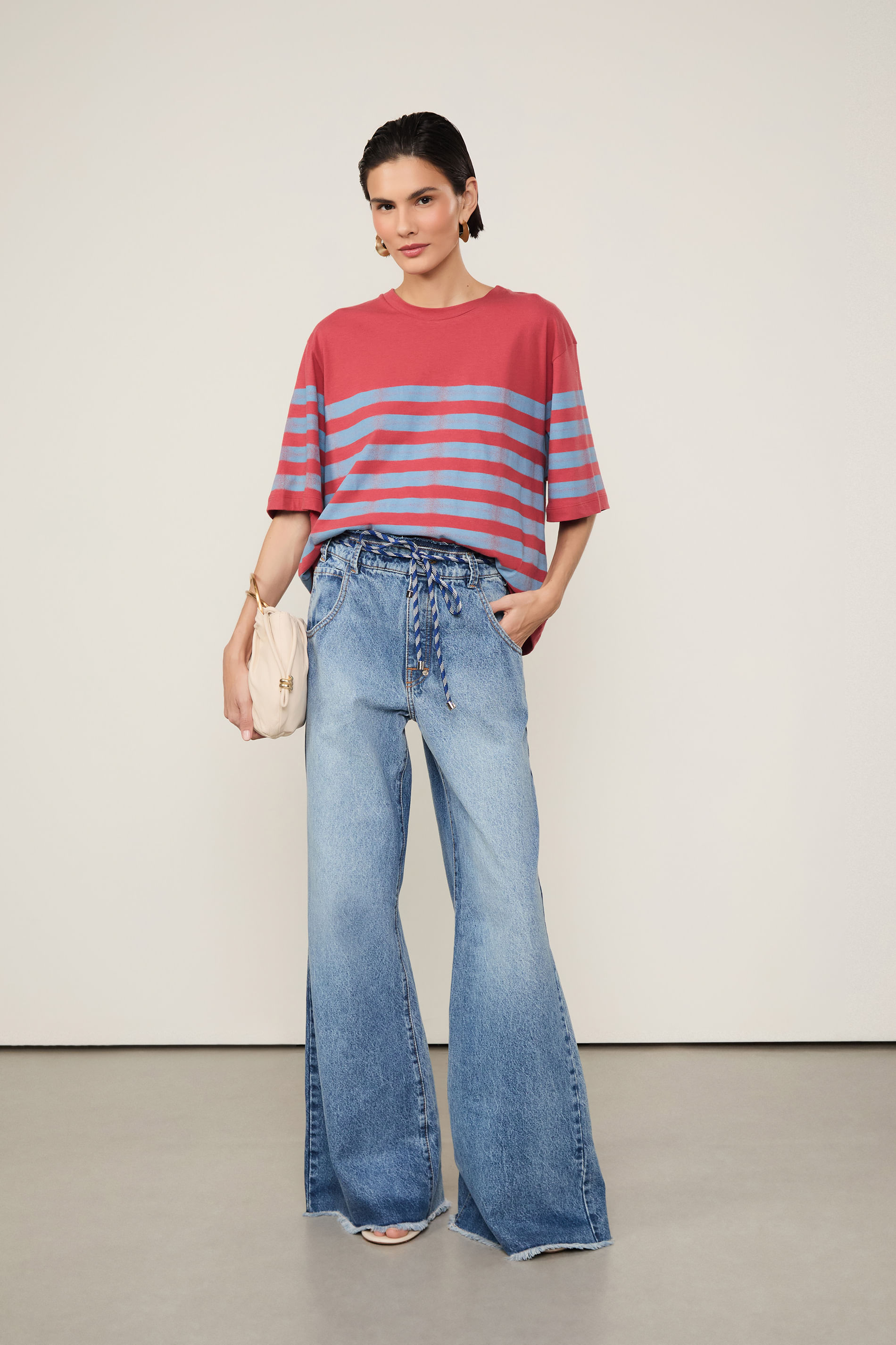 Animale Jeans calça flare