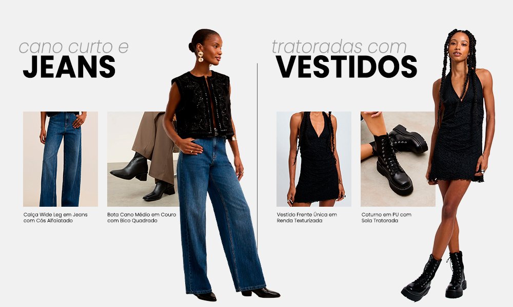 coturno jeans