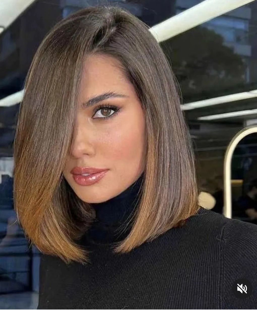 corte de cabelo médio feminino