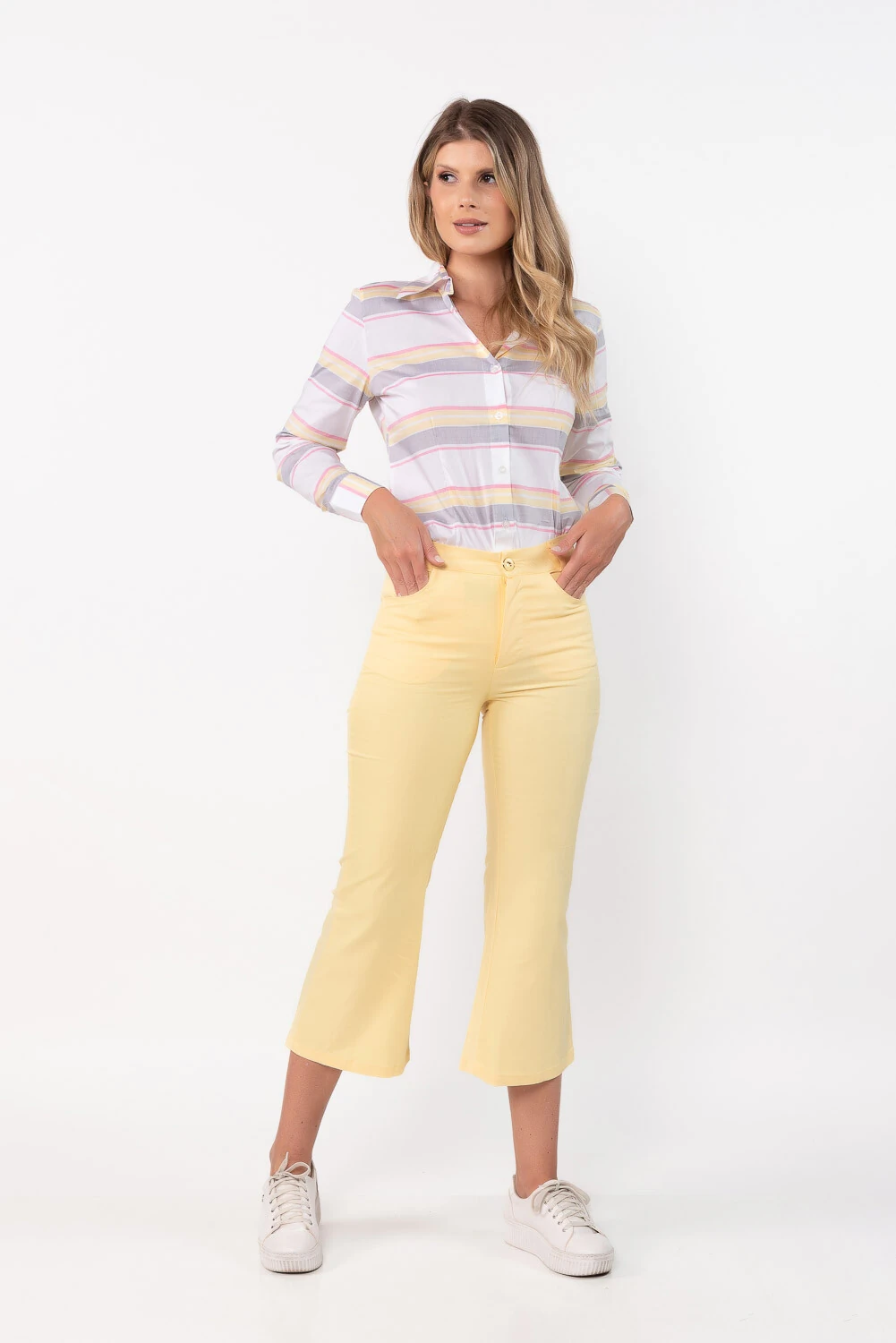 calça capri anos 2000