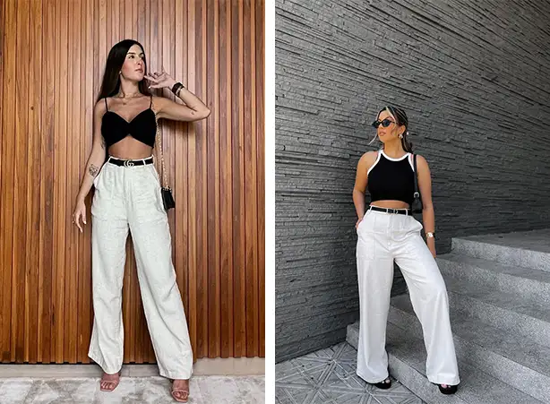 calça cropped jeans