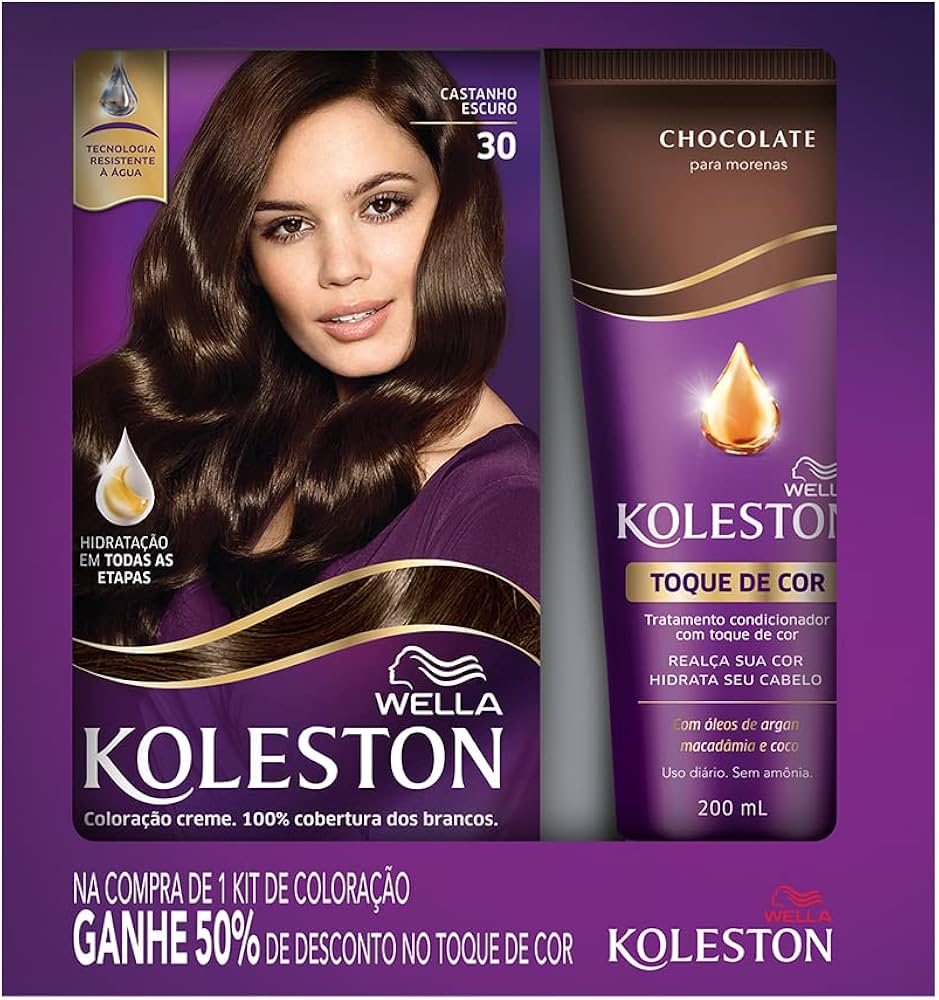 cabelo chocolate com mechas