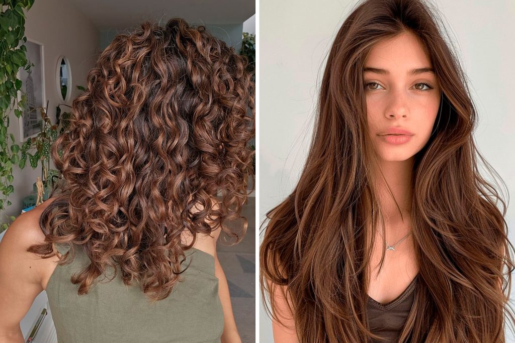 como pintar cabelo de chocolate