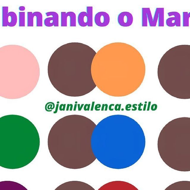 marrom combina com que cor