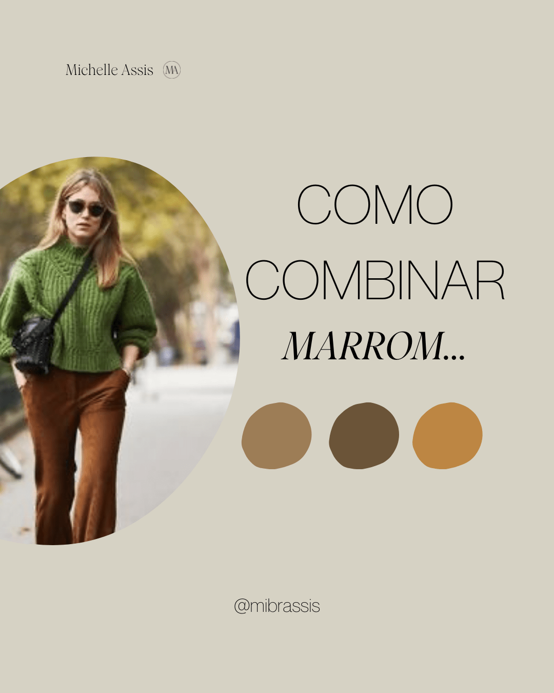 cores que harmonizam com marrom
