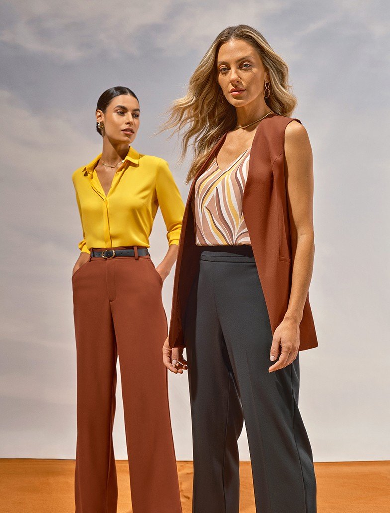 looks com marrom