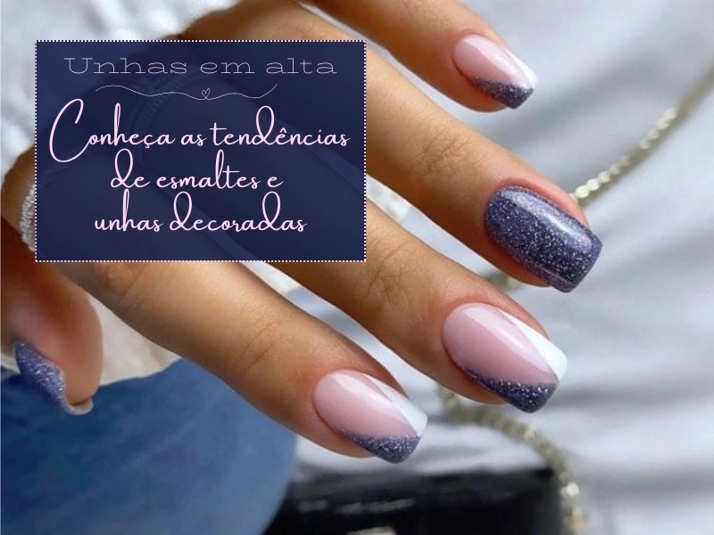unhas com acabamento cromado 2026