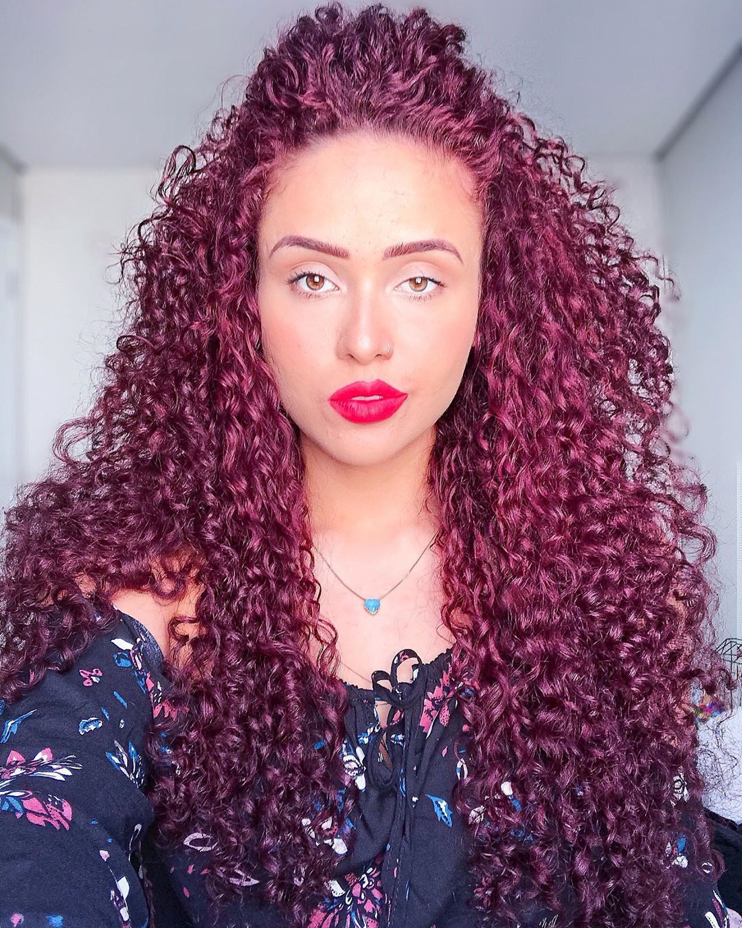 mechas para cabelo cacheado