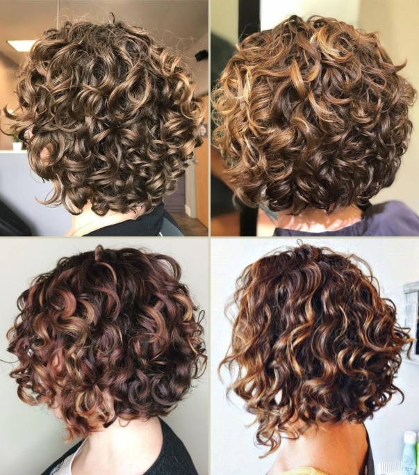 luzes em cabelo cacheado