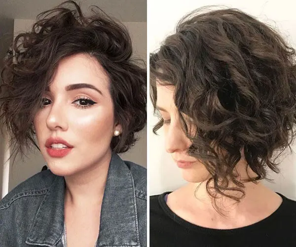 pixie cut para cabelo ondulado