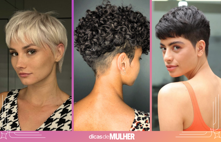 como estilizar cabelo curto ondulado