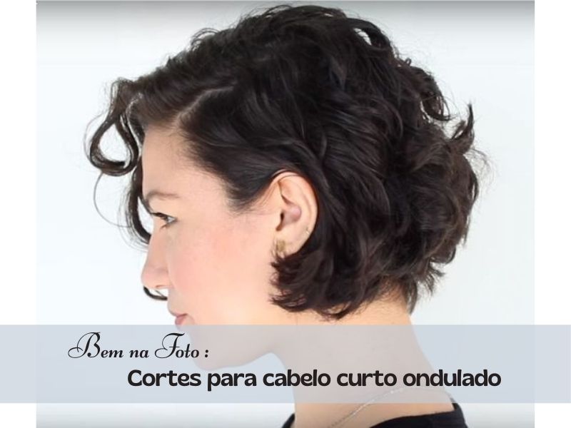 corte em camadas cabelo ondulado curto