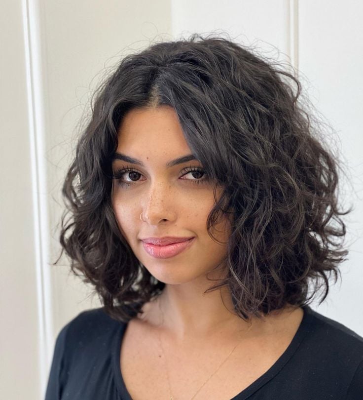 pixie cut para cabelo ondulado