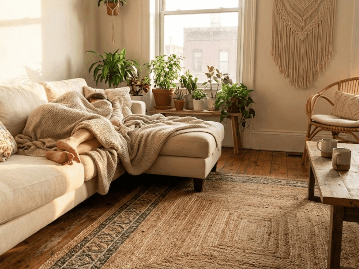 decoração rústica e boho