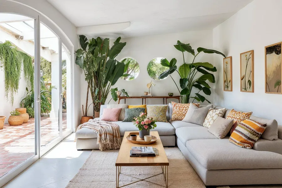 decoração boho barata