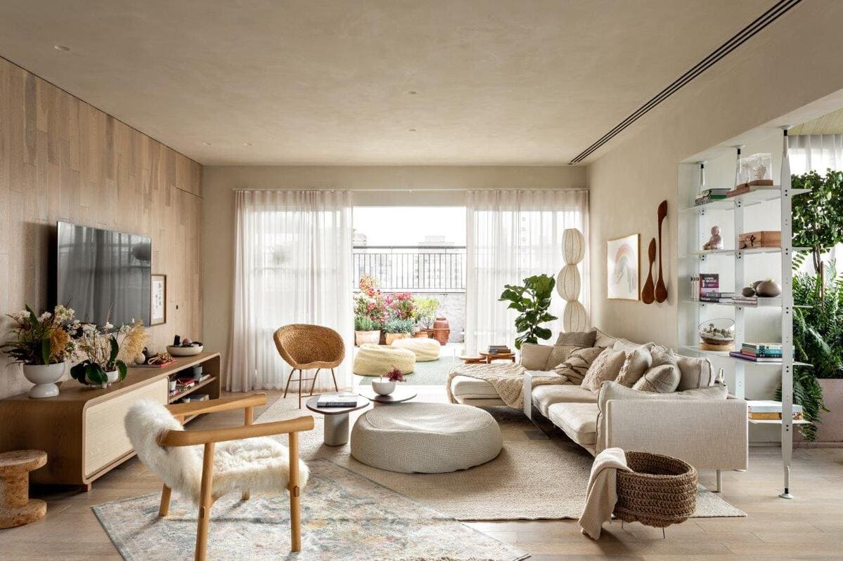 decoração boho moderna