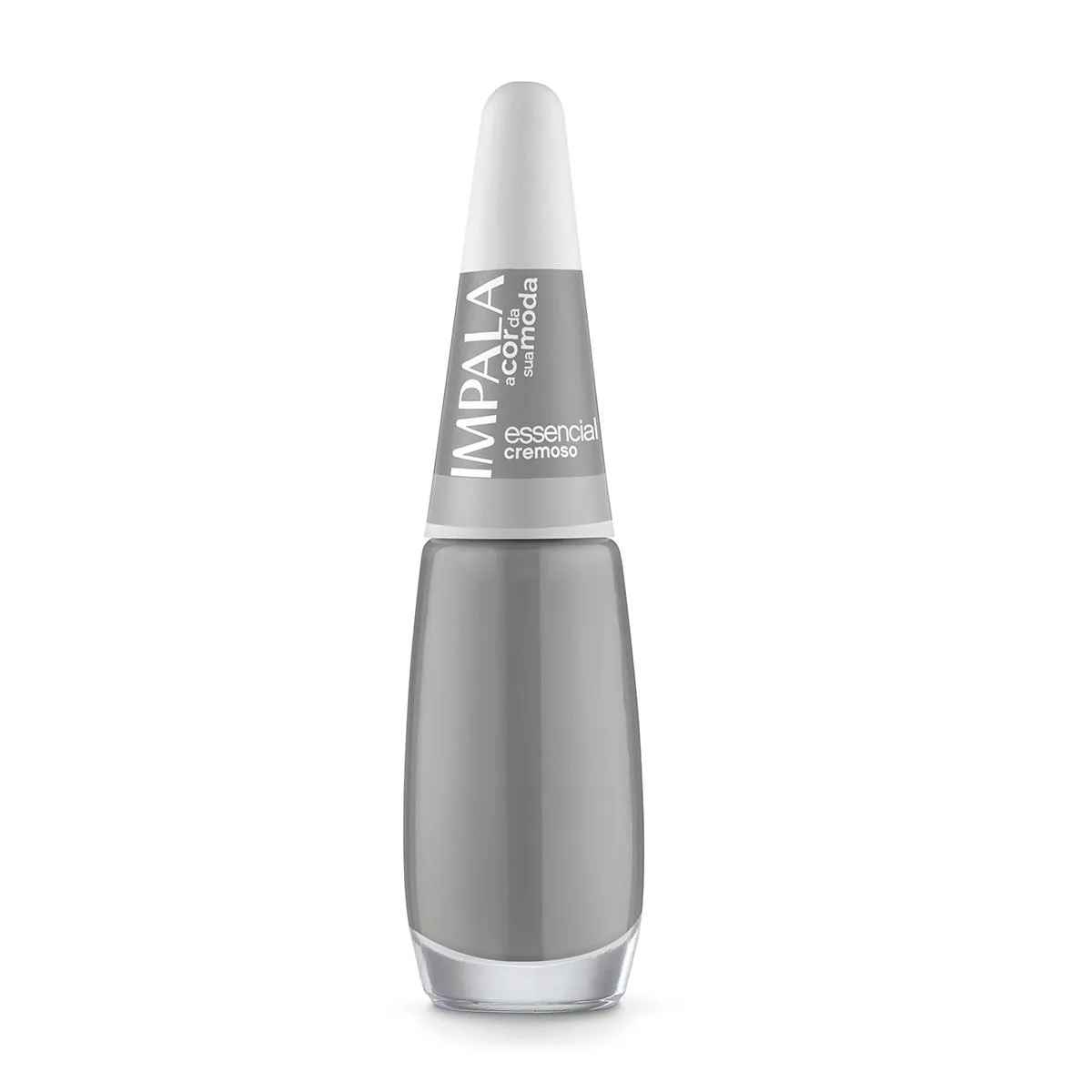 esmalte cinza claro cremoso