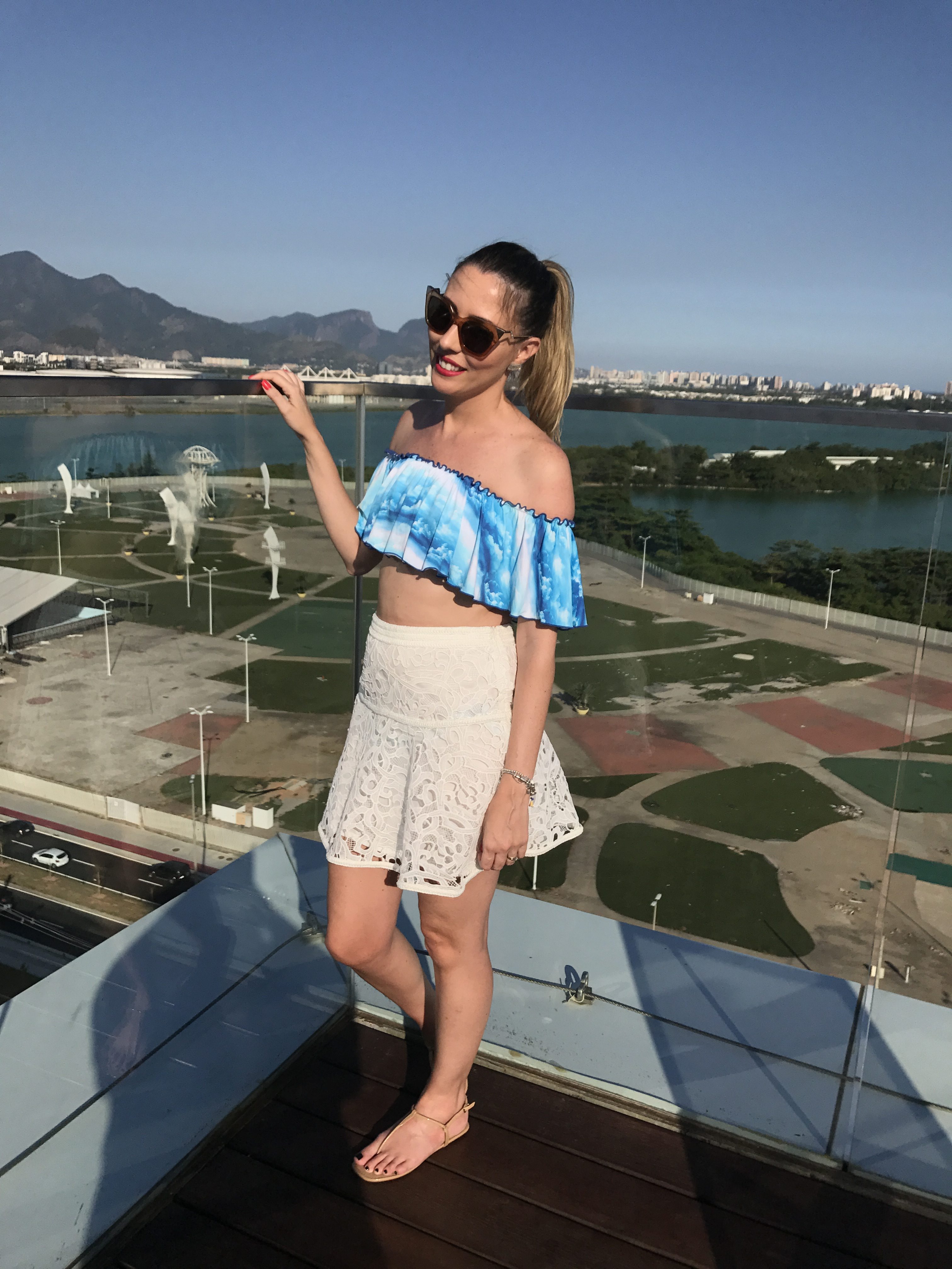 saída de praia estilosa