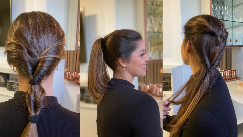 penteados fáceis para cabelo liso
