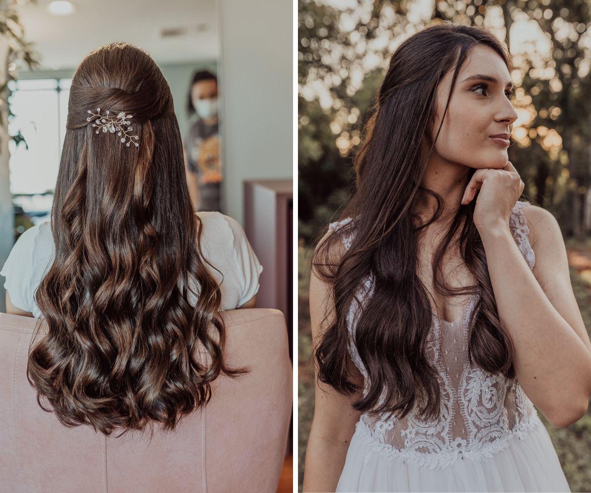 penteados fáceis para cabelo longo