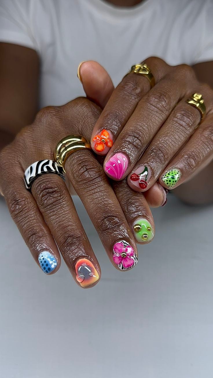 soap nails unhas curtas
