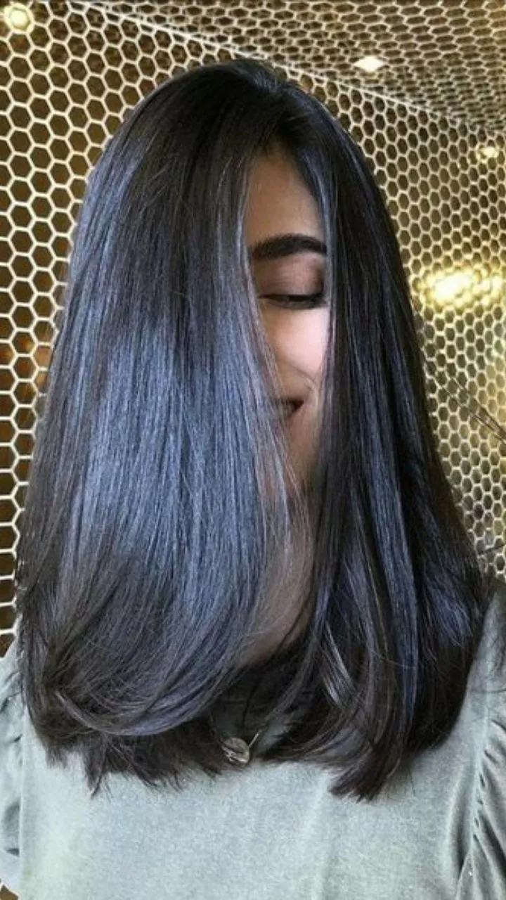 long bob médio cabelo cacheado