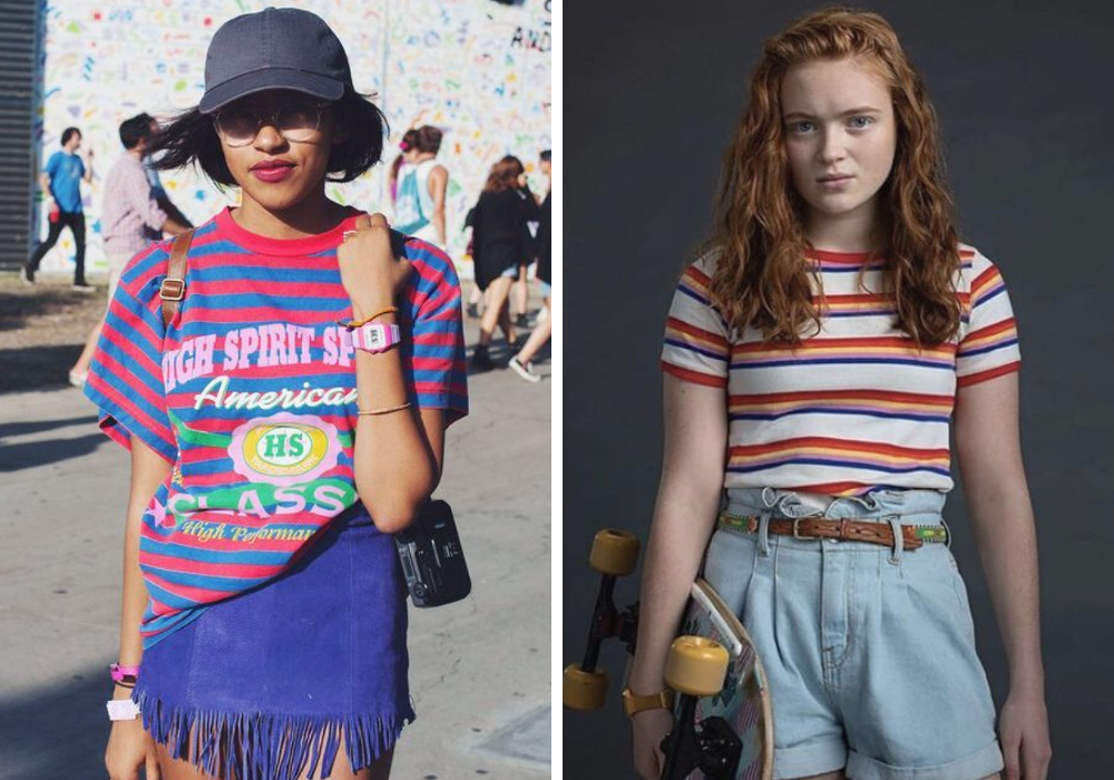 inspiração moda 80s