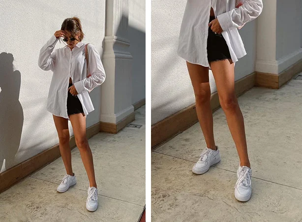 como usar tênis branco em festa