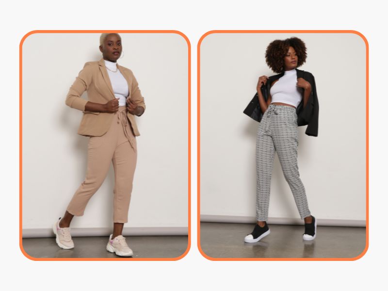 conjunto blazer e calça alfaiataria