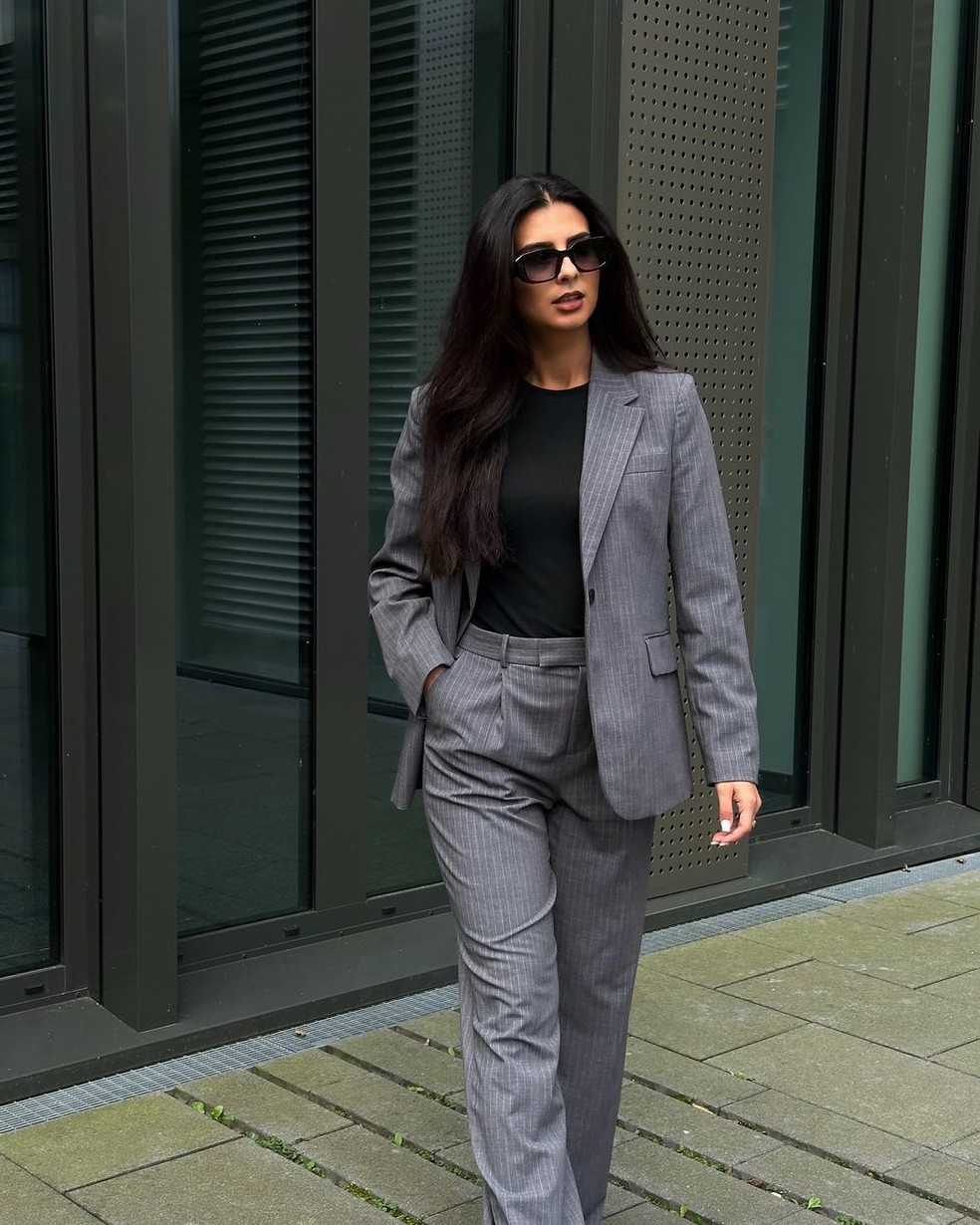 blazer alfaiataria bege