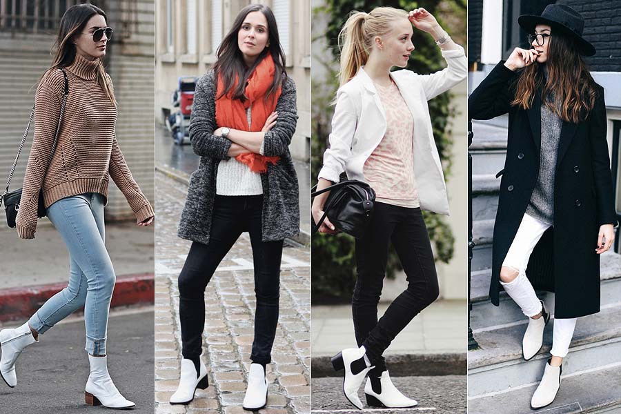 tendências calça jeans e bota