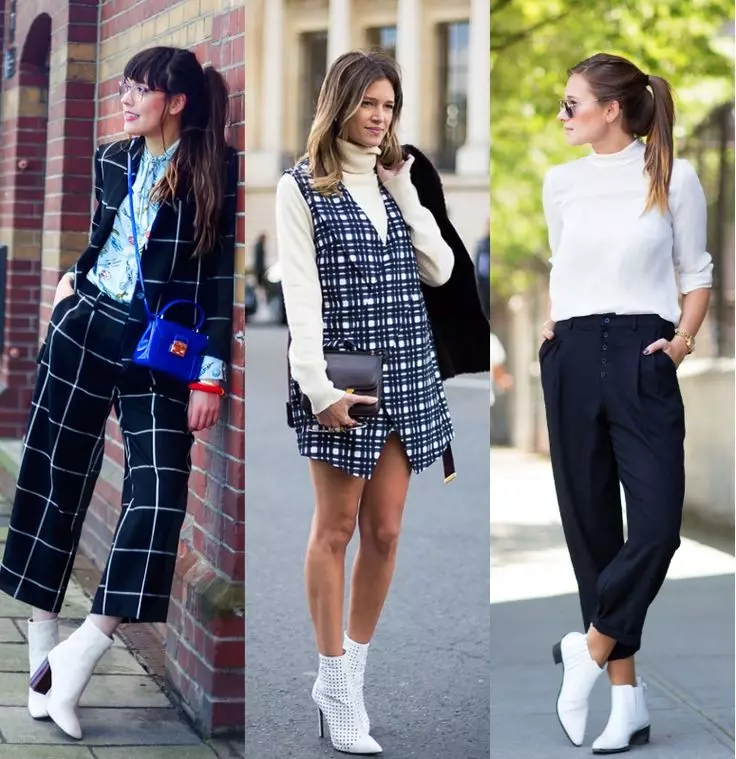 ideias de looks com bota branca