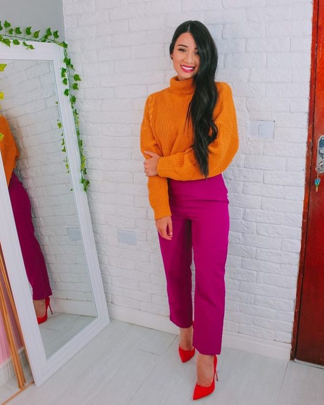 inspiração moda rosa pink