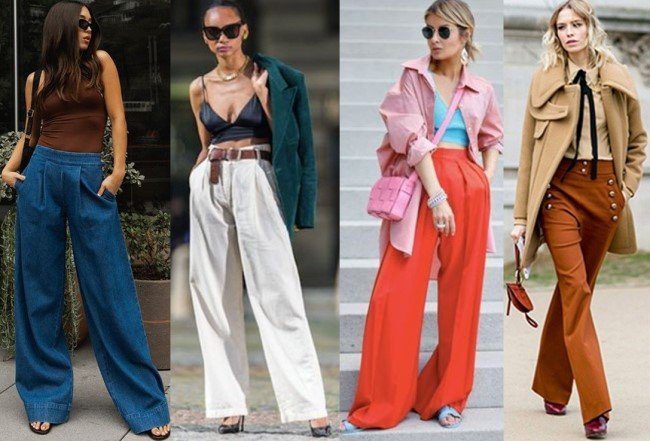 look festa calça wide leg
