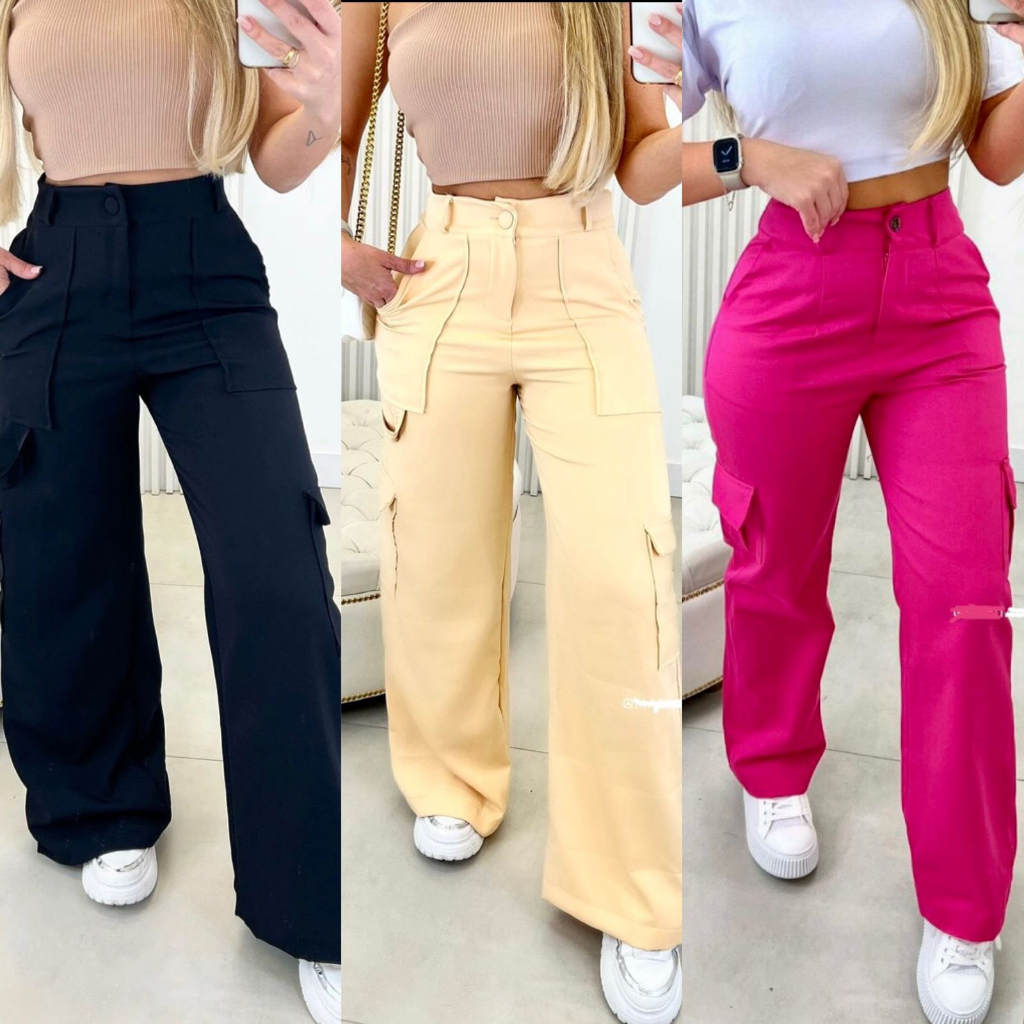 looks com calça flare