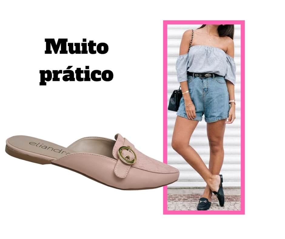 mule feminino elegante