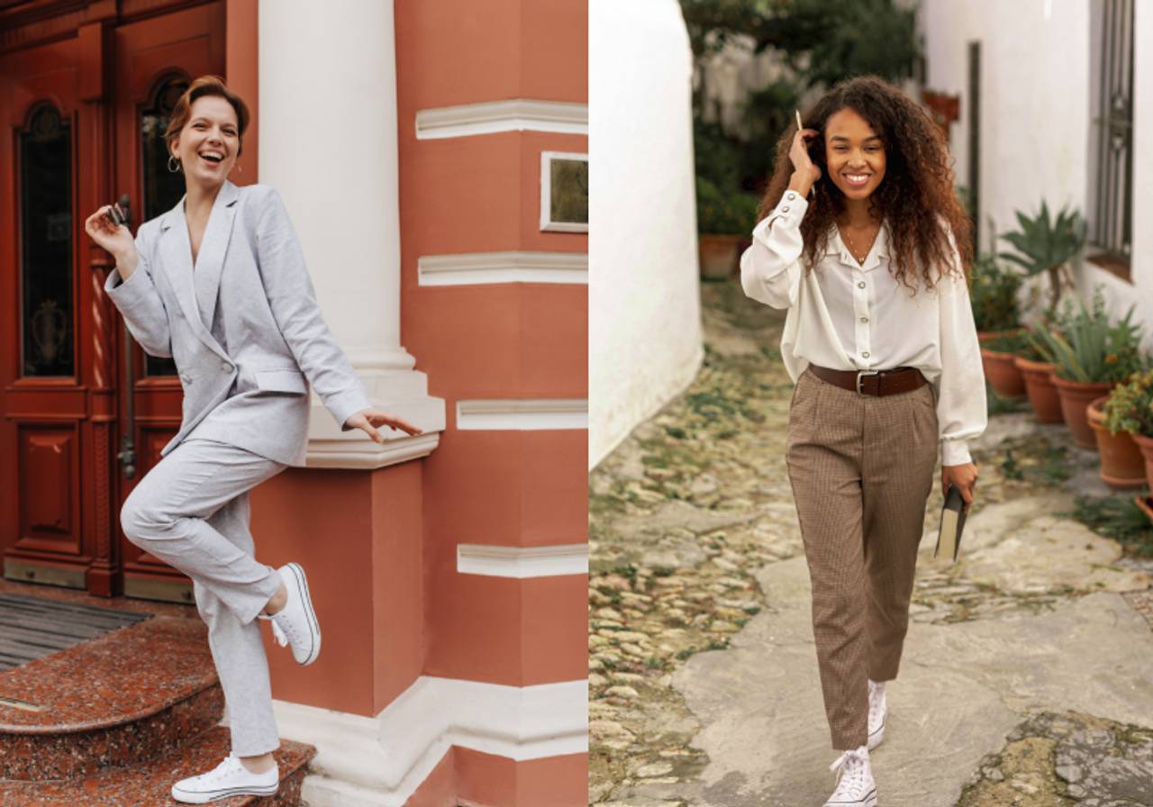 looks com tênis branco 2026