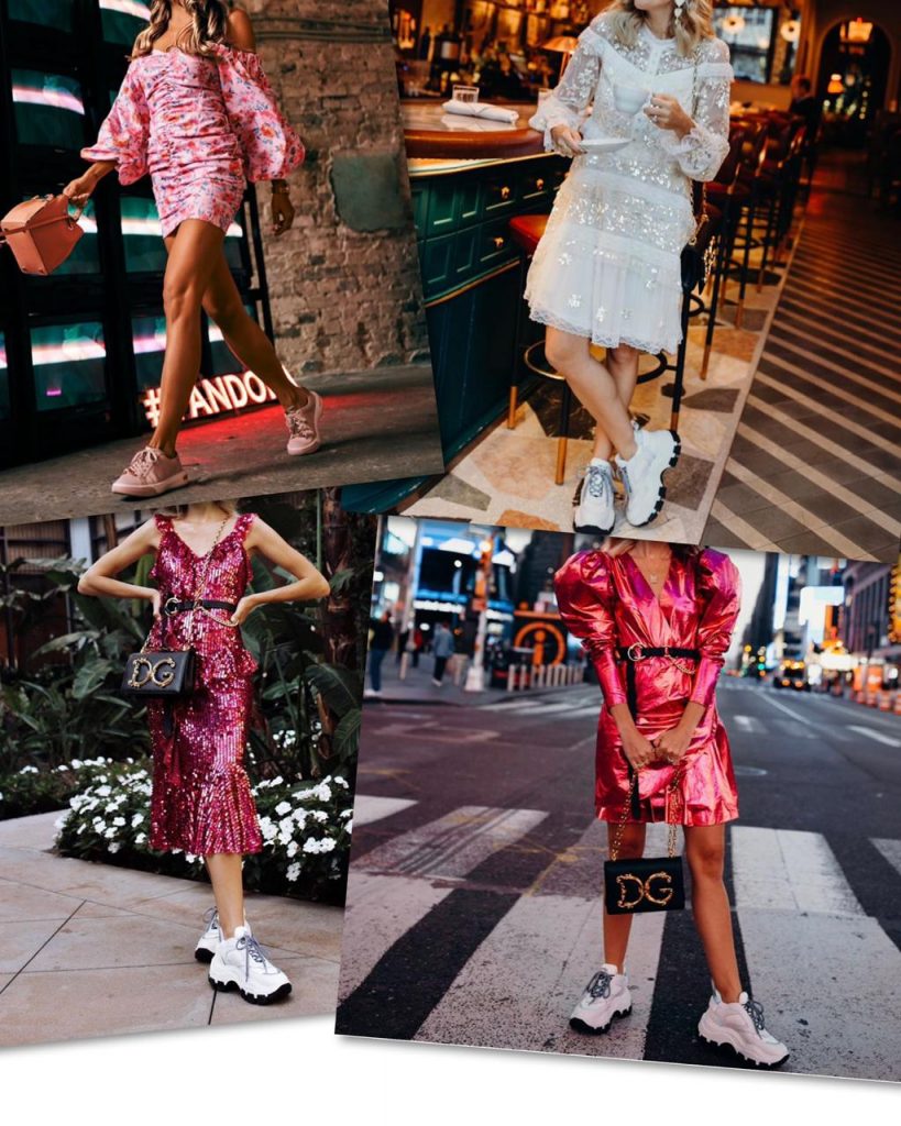 looks com tênis feminino Dolce & Gabbana