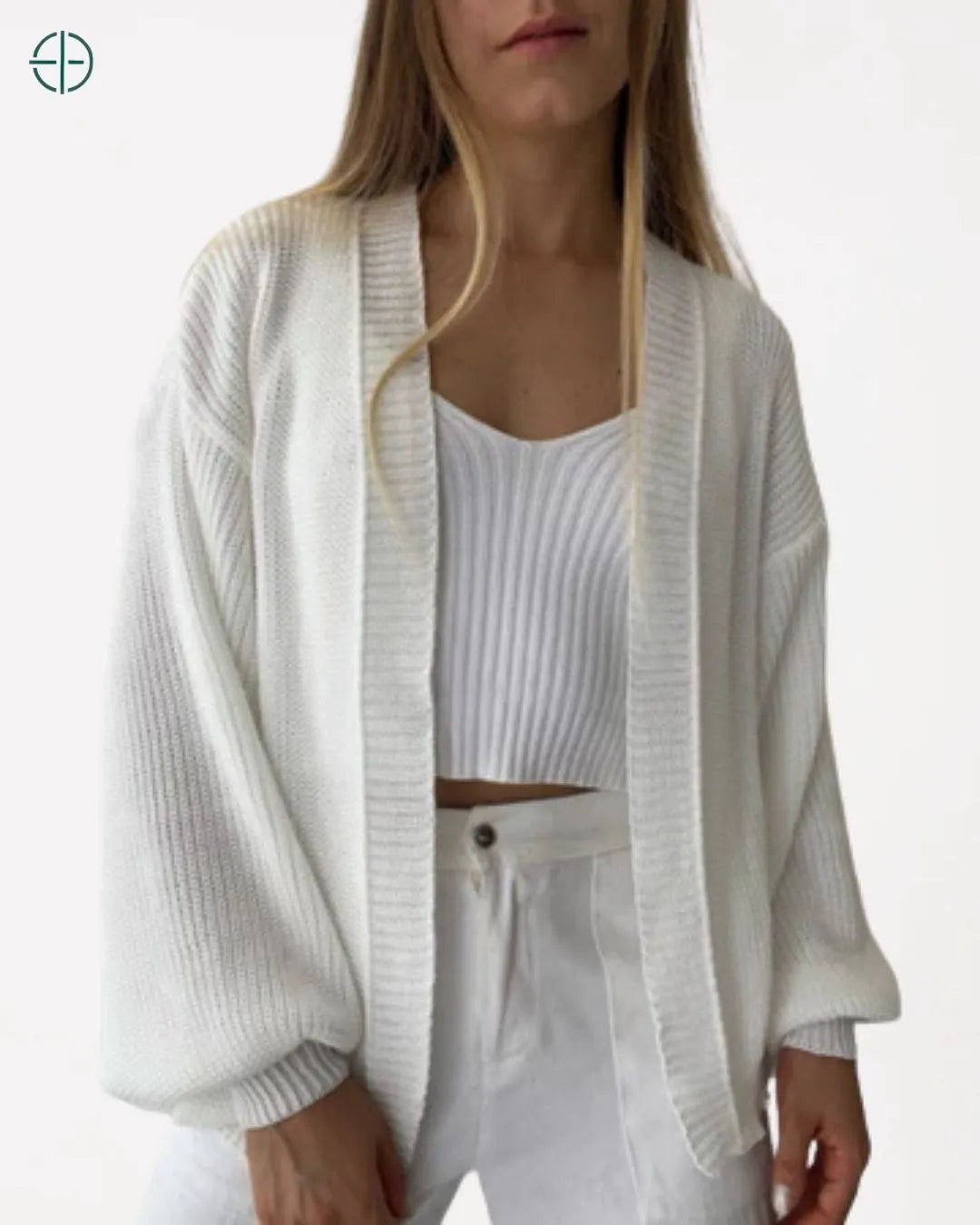 tricot branco para trabalhar