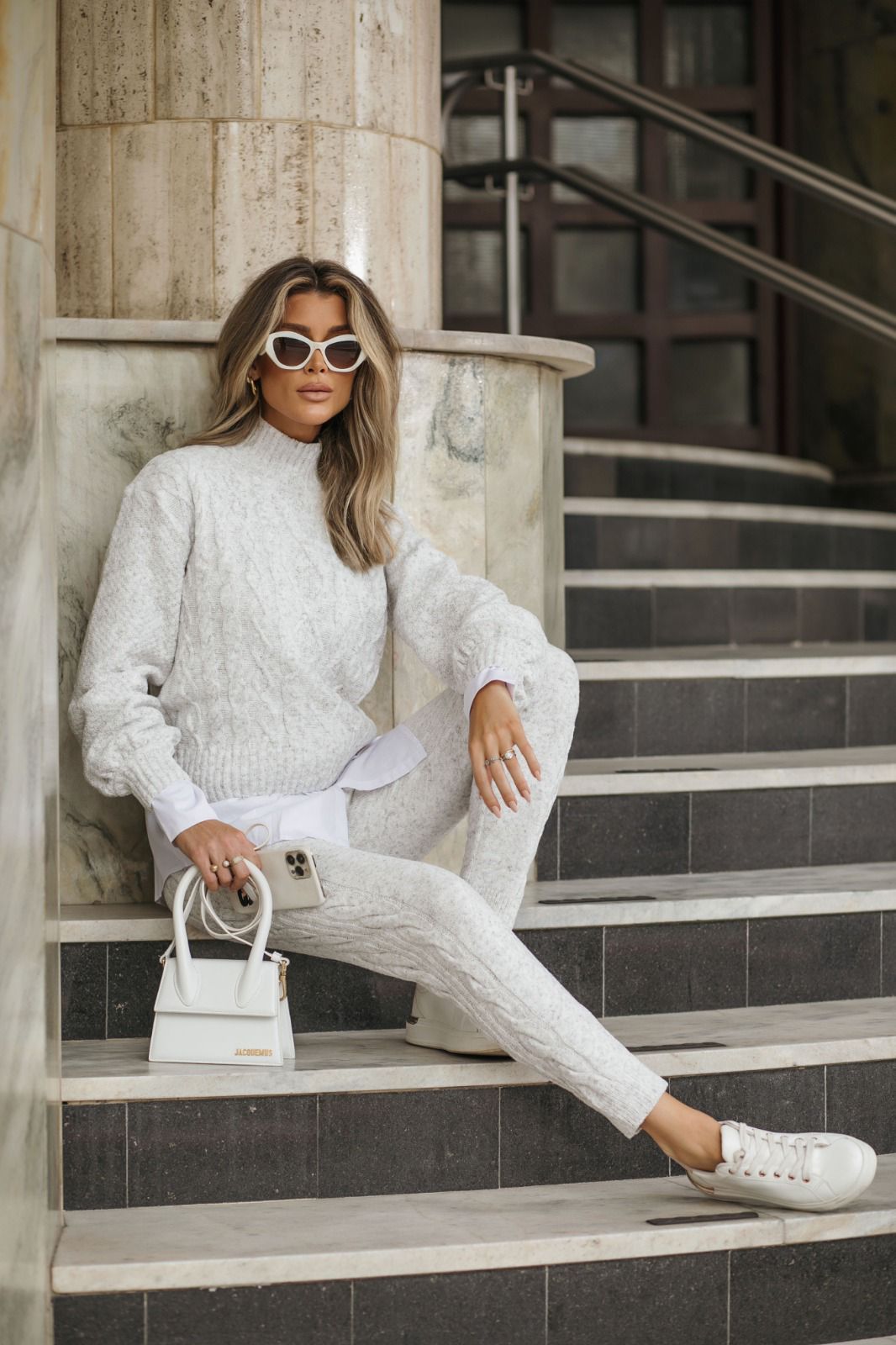 como usar tricot branco no inverno
