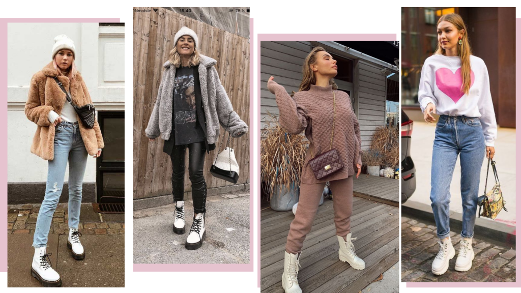 looks com coturno bege