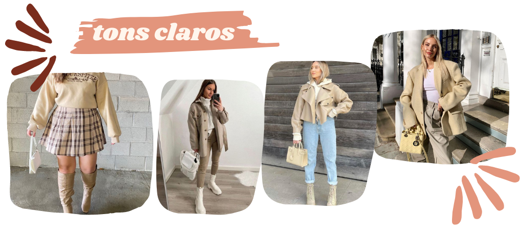 coturno bege feminino look casual