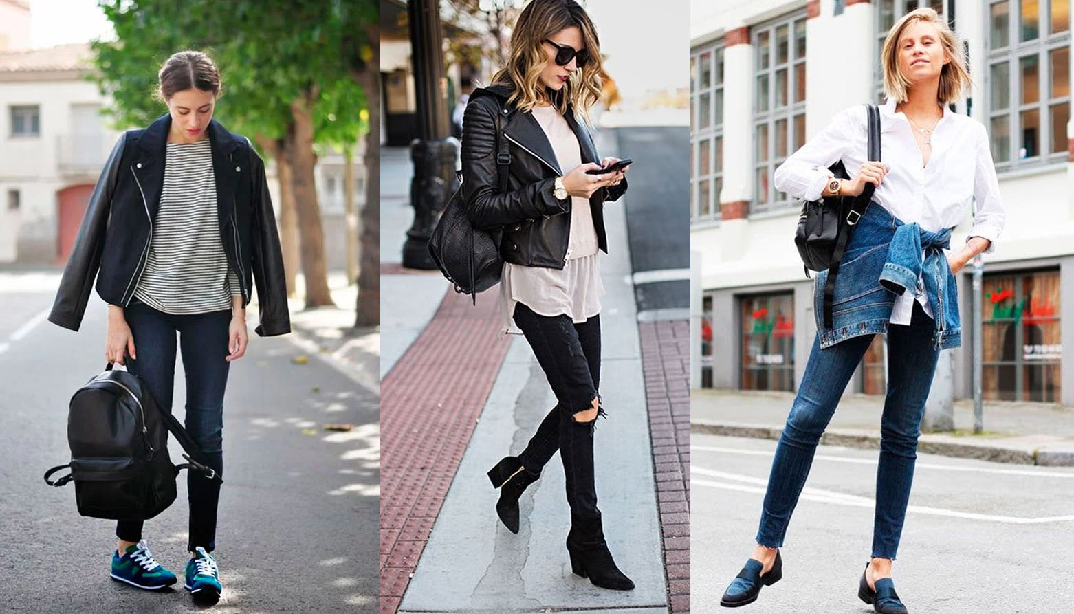 looks com couro para balada