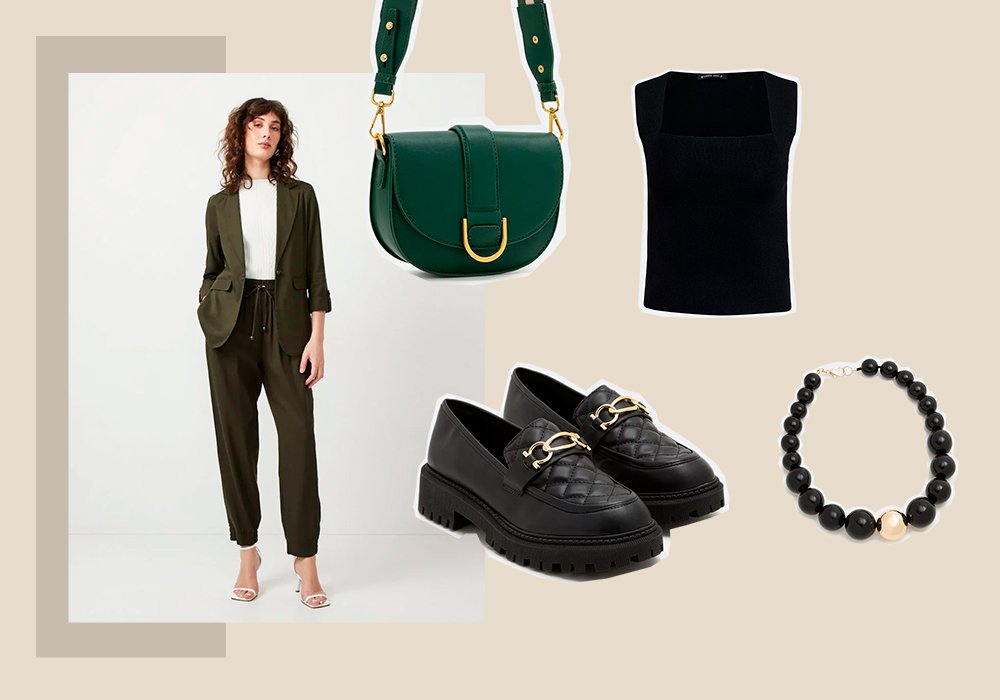 look sexta-feira trabalho feminino
