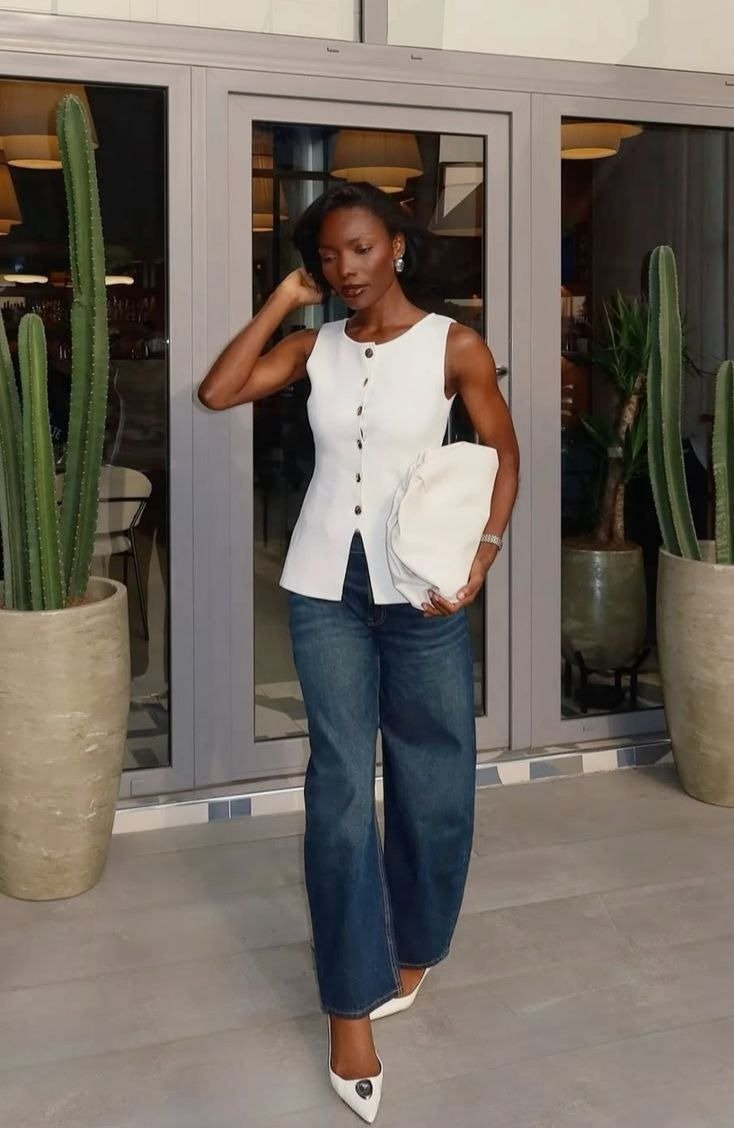 look casual chic feminino com jeans