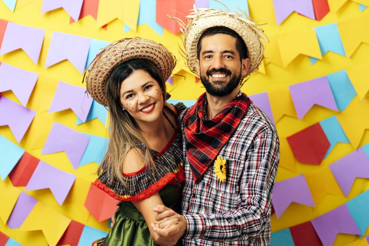 jaqueta de couro festa junina masculina
