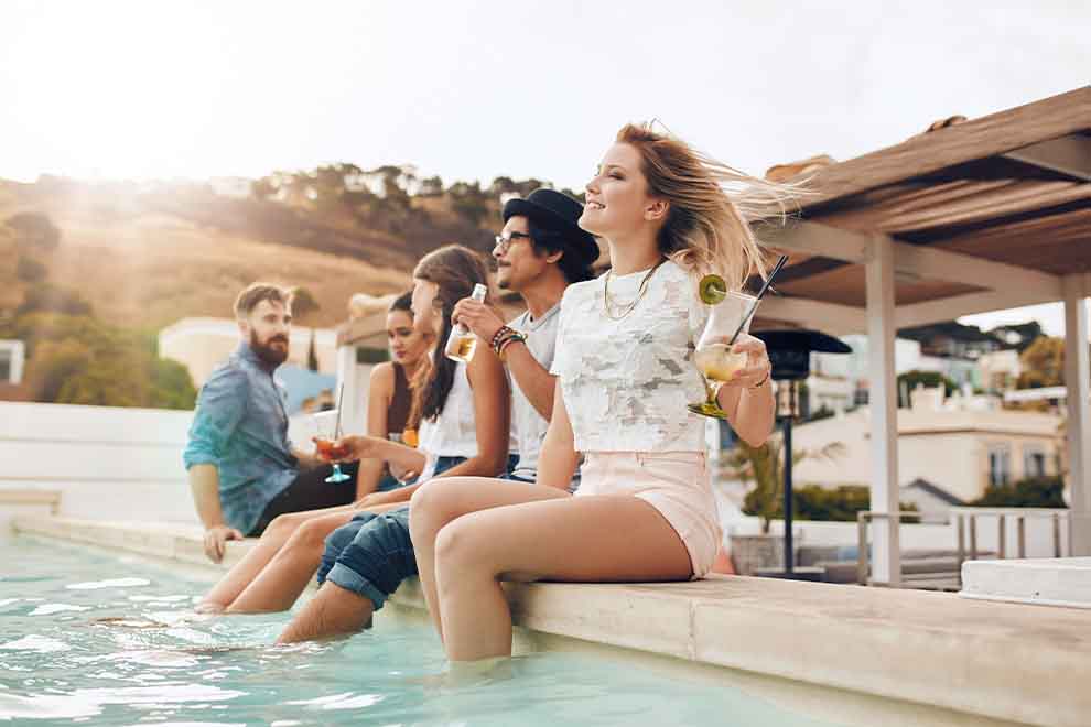 estilo pool party dia