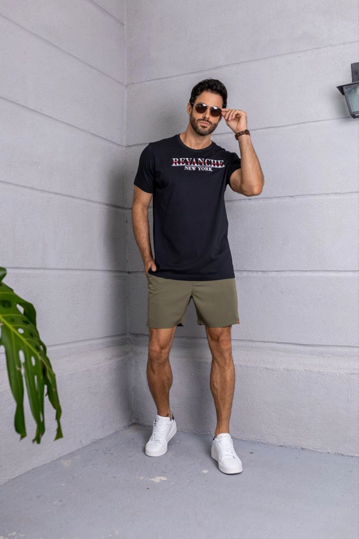 bermuda de alfaiataria masculina combinações