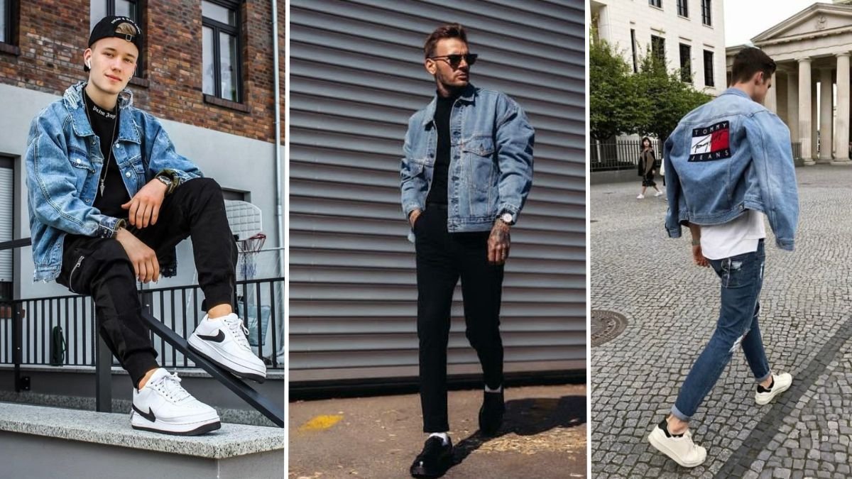 como usar jaqueta jeans masculina